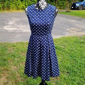 Perfect Spring and Summer Polka Dot Dress